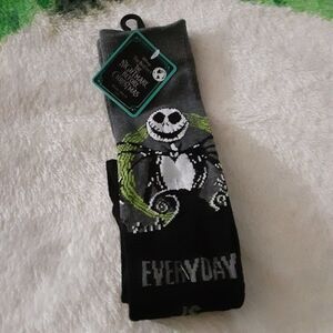 Knee High Socks Size 4-10 Nightmare Before Christmas Jack Skellington